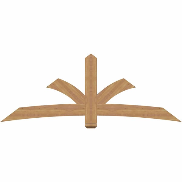 Ekena Millwork Davenport Timber Gable Bracket, Western Red Cedar, 84"W x 31"H x 3 1/2"D x 5 1/2"F, 9/12 Pitch GBW084X31X0406DAV00SWR - main